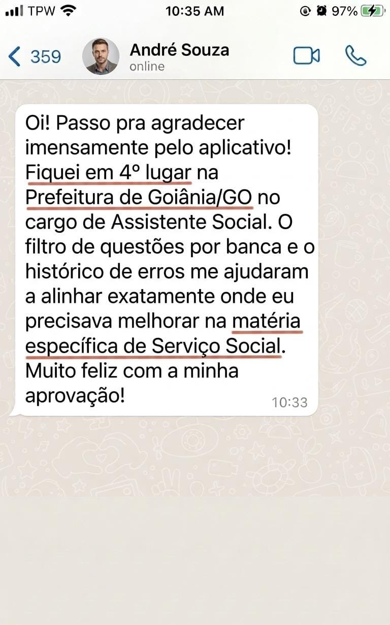 Depoimento de cliente do Memoriza AS