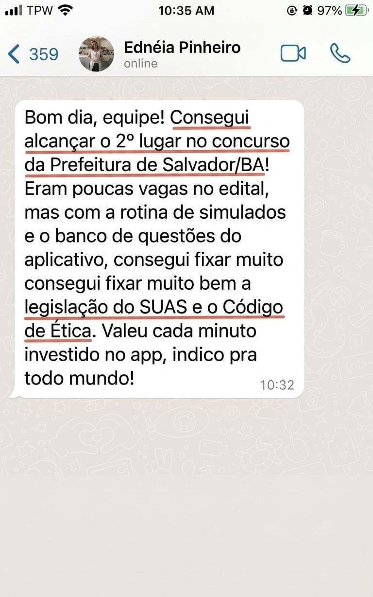 Depoimento de cliente do Memoriza AS
