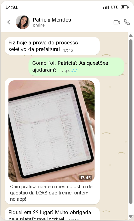 Prova social do Memoriza AS